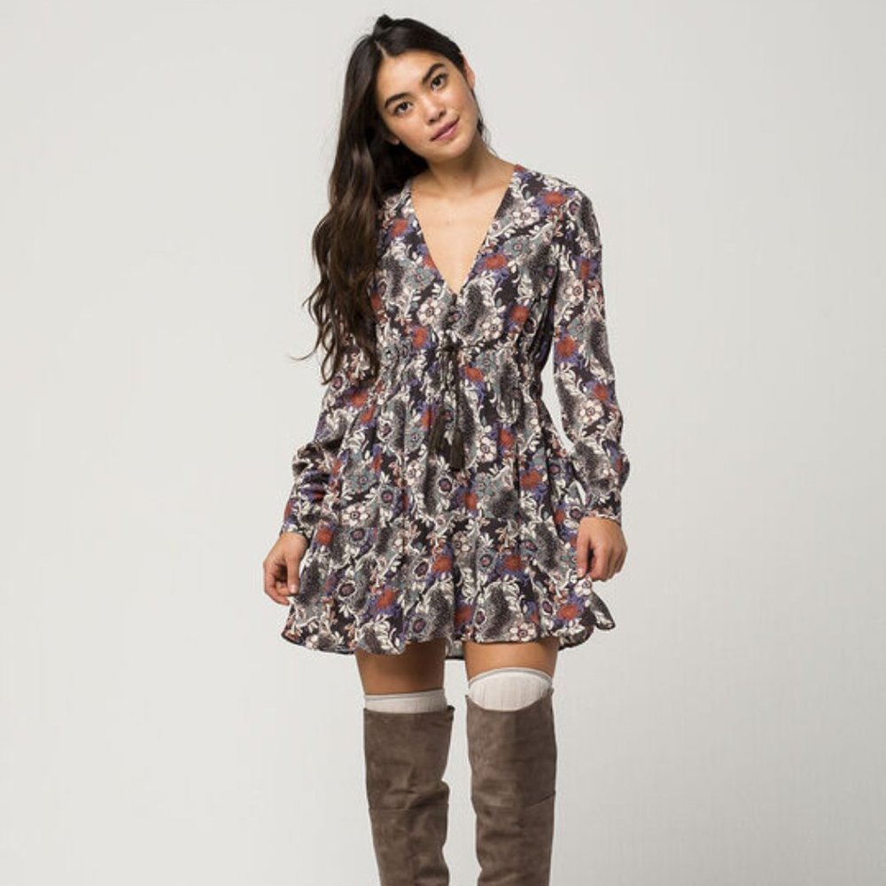 Free People Stealing Fire Dress S
